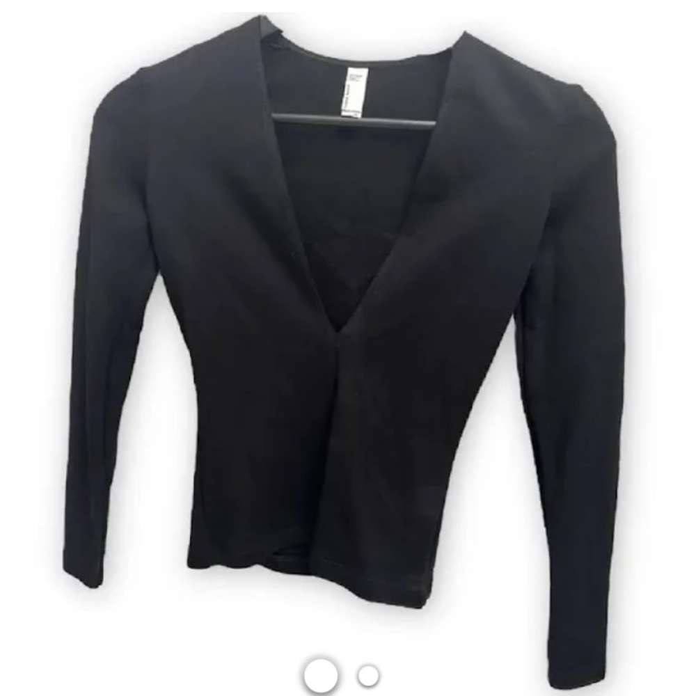 - American Apparel Tops | American Apparel Deep V Long Sleeve!